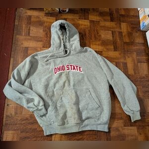 Vintage 90s Y2K Gear For Sports Ohio State Collegiate Hoodie L Men's Pullover